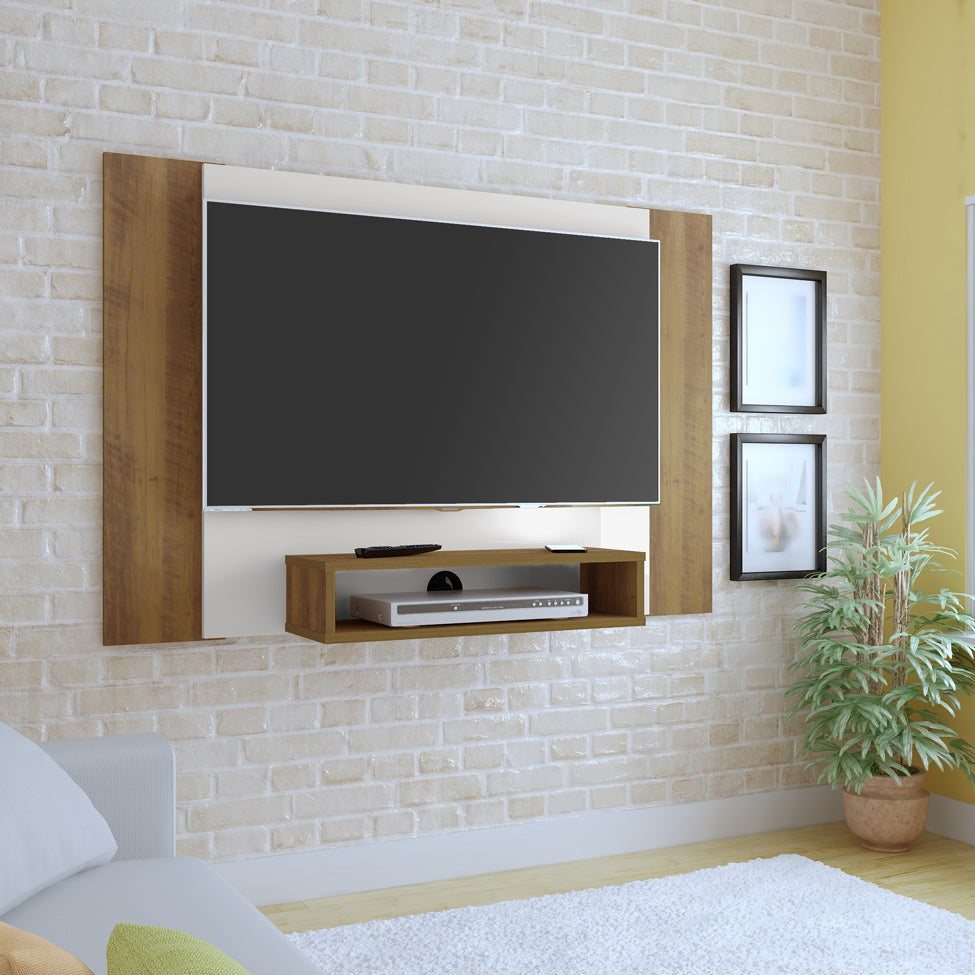 Painel para TV até 40 Polegadas Cine Pinho e Off White