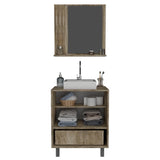 Balcão com Armário Cuba Parati 60 cm Cartagena Móveis Sander