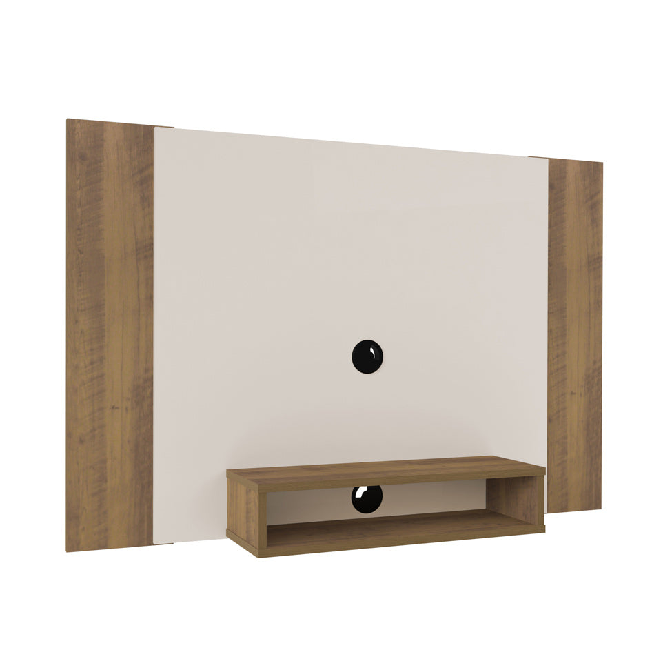 Painel para TV até 40 Polegadas Cine Pinho e Off White