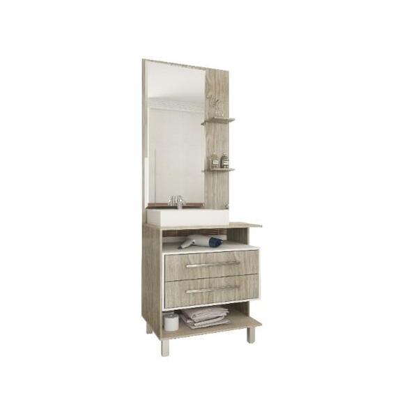 Conjunto Banheiro Com Cuba Sobrepor E Espelheira Dinamarca