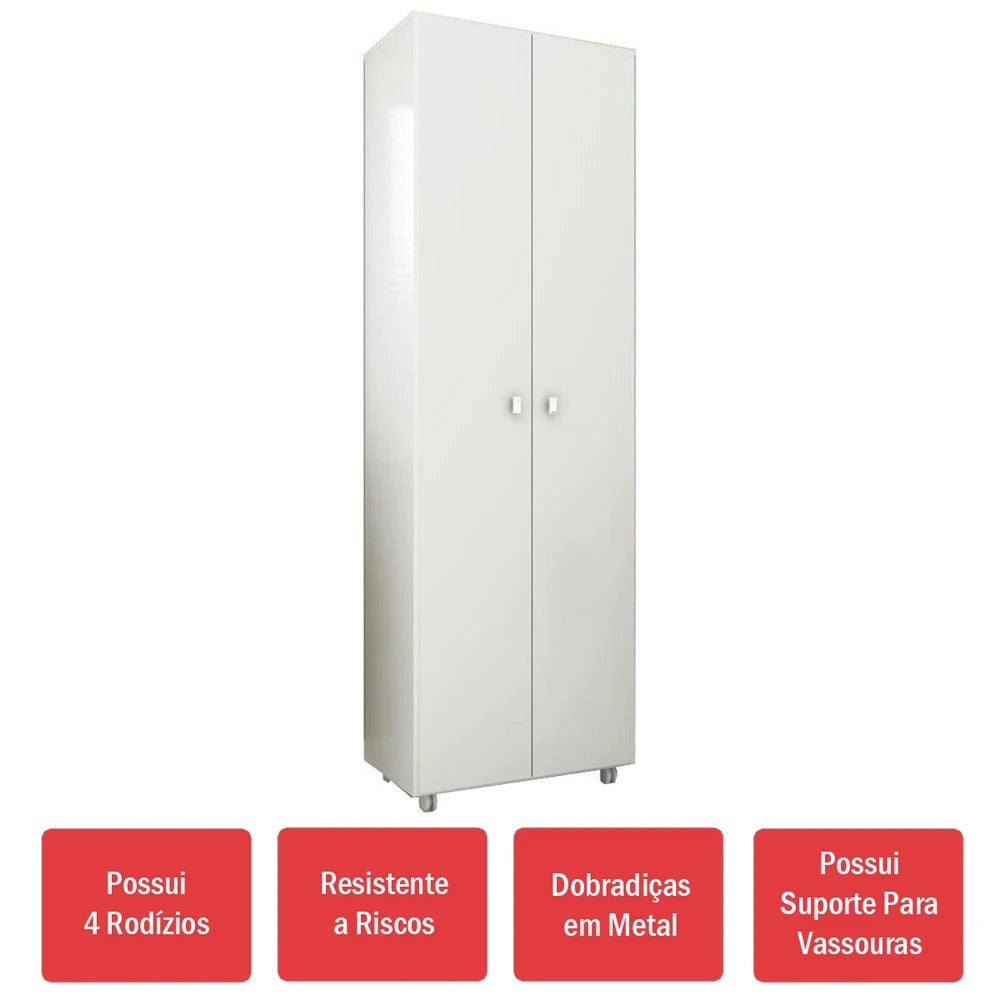 Armário Multiuso 2 Portas Am3101 Branco - Tecno Mobili