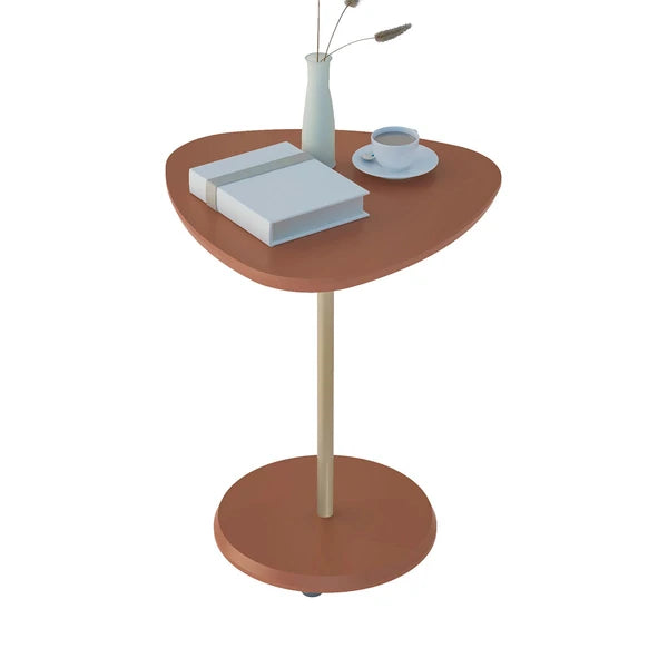 Mesa Canto Bia 60 Cm 100% Mdf Terracota - Artely