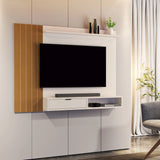 Painel 5001 Off White com Nature - Moveis JB