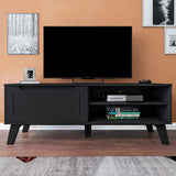 Rack para TV Até 60 Polegadas Lotus 1 Porta Cinamomo/Off White - Artely Móveis