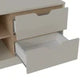 Rack para TV Até 60 Polegadas Michigan 1 Porta 2 Gavetas Off White/Carvalho - Artely